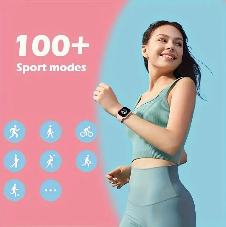 ZL54CJ Square Smartwatch – BT Calls, Heart Rate, Sport Mode, Fitness Tracker, Waterproof, iOS & Android (Women & Men) — Prime Trend Market