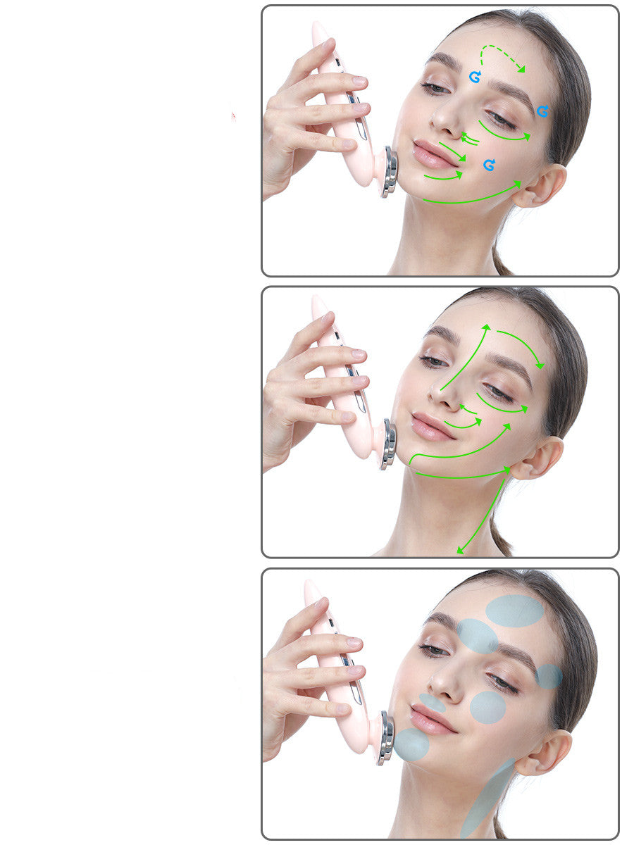 Luxury Pore Cleansing Facial Massager — Multi-Light Therapy, Pore Vacuum & Skin Rejuvenation Beauty Device — Eliza & Tuan