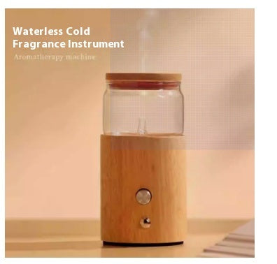 Luxury Waterless Anhydrous Essential Oil Aroma Diffuser — Rechargeable Cold Fragrance Diffuser, Negative Ion, Odor Eliminator — Prime Trend Market