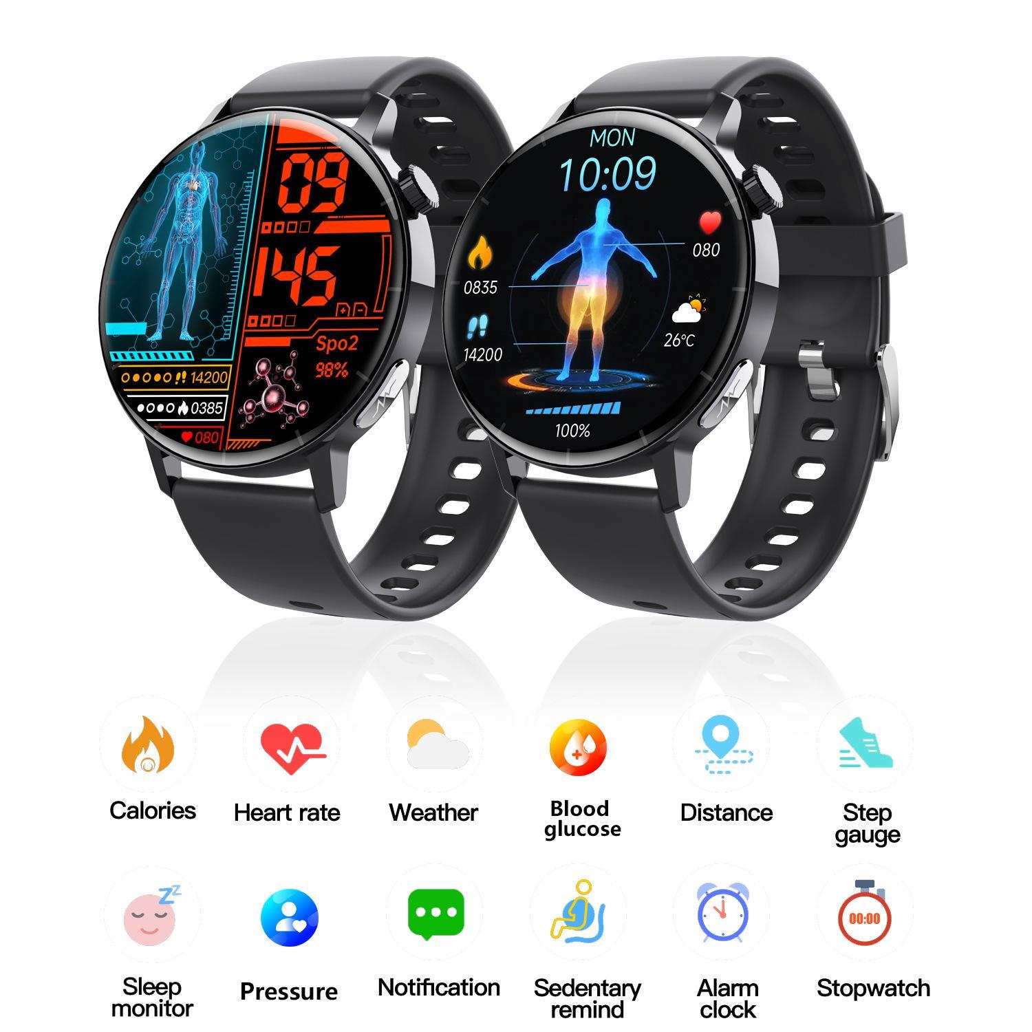 Advanced Health Monitoring Smartwatch — Non-Invasive Blood Glucose, ECG, Blood Pressure & More — Prime Trend Market