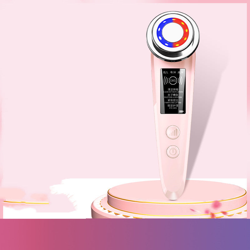 Luxury Pore Cleansing Facial Massager — Multi-Light Therapy, Pore Vacuum & Skin Rejuvenation Beauty Device — Eliza & Tuan