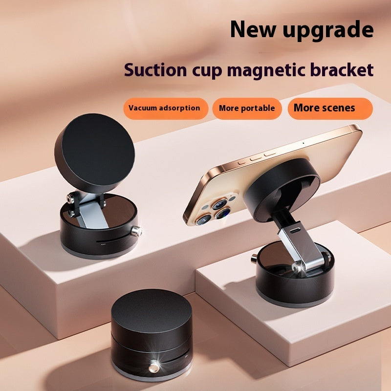 Magnetic Vacuum Car Phone Holder | 360° Adjustable | Foldable Suction Cup | Hands-Free Navigation — Eliza & Tuan