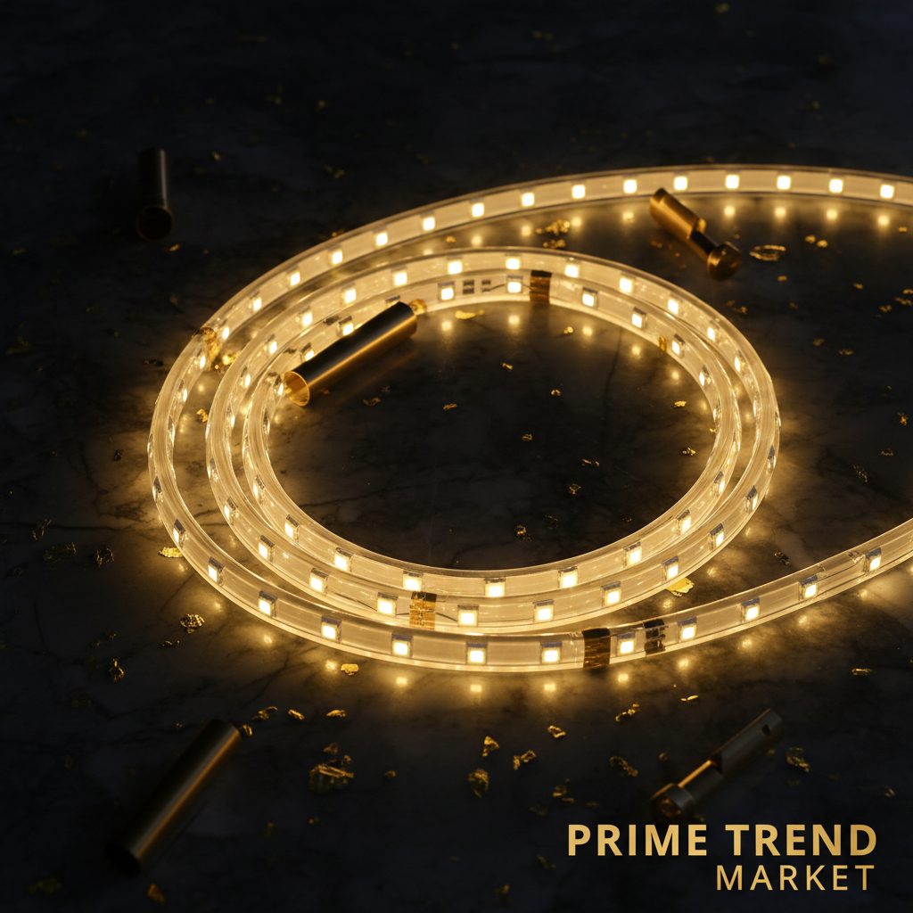 33FT LED Rope Light Strip — Outdoor & Indoor String Lights for Garden, Party & Home Decor — Eliza & Tuan