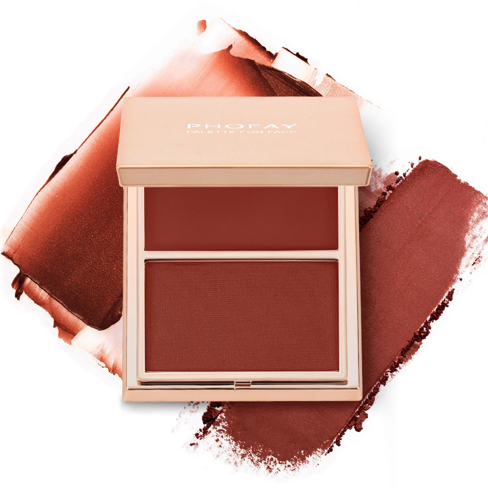 Double-Take Cream & Powder Blush Duo — Smooth, Weightless & Buildable | 6 Shades + Sets — Prime Trend Market