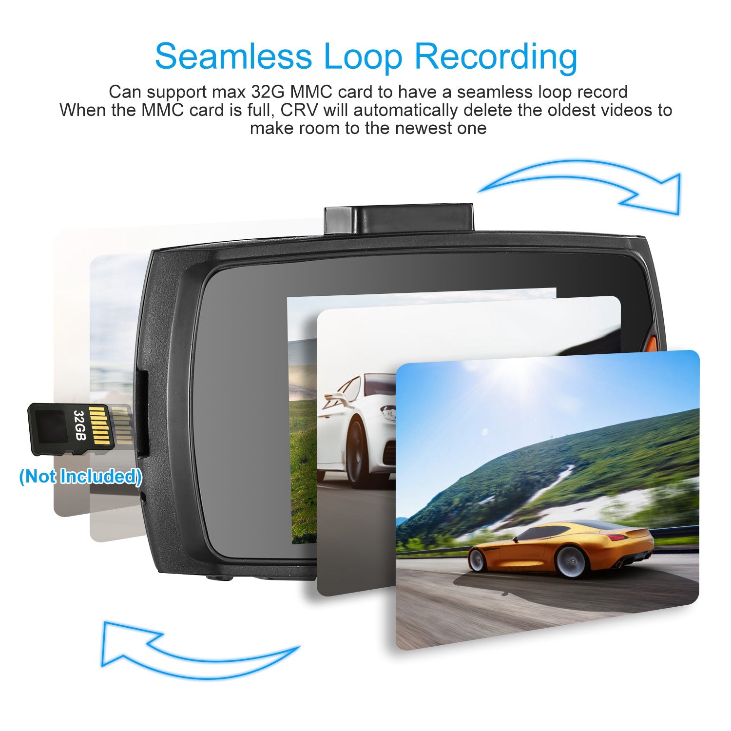 1080P Dash Cam with Night Vision, Loop Recording & 90° Wide Angle – 2.2" LCD Screen — Prime Trend Market