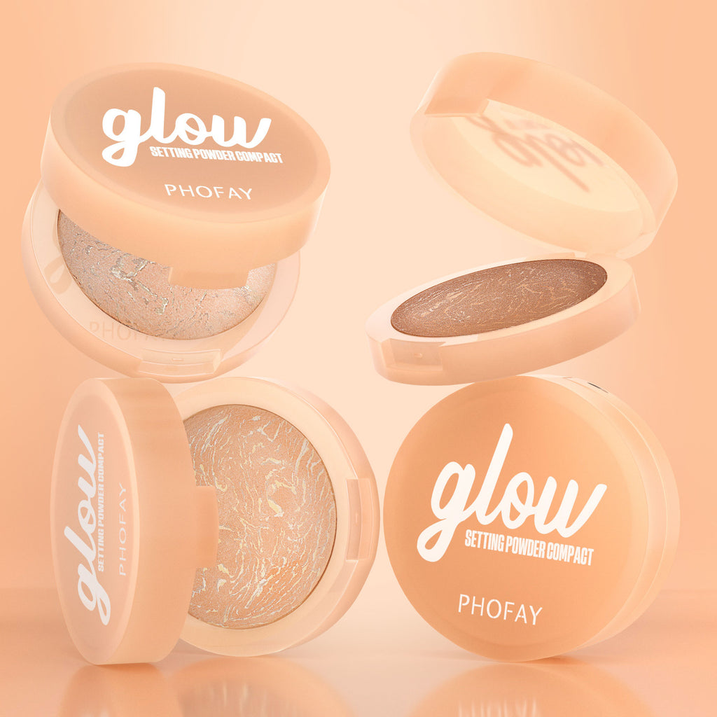 Baking Setting Powder Compact — Matte, Brightening & Long-Lasting | 6 Styles — Prime Trend Market