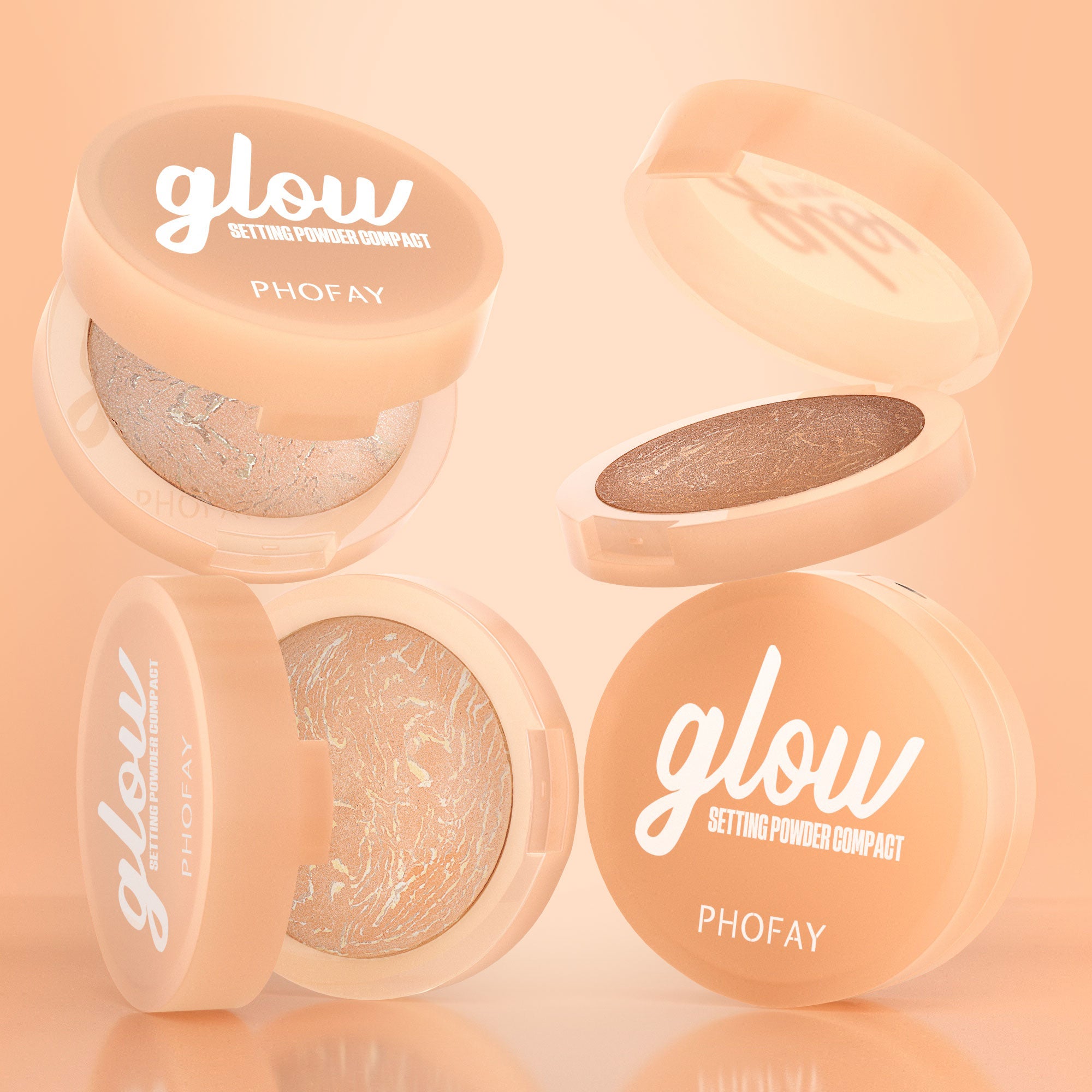 Baking Setting Powder Compact — Matte, Brightening & Long-Lasting | 6 Styles — Prime Trend Market