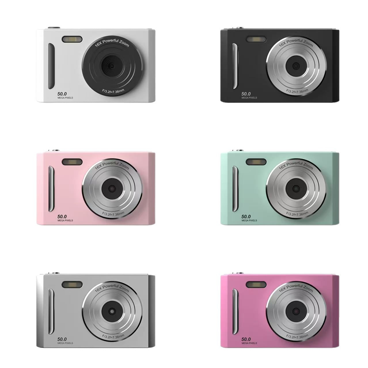 CampusShot™ CCD Student Digital Camera — HD Dual Front & Rear Lens in 6 Premium Colors — Prime Trend Market