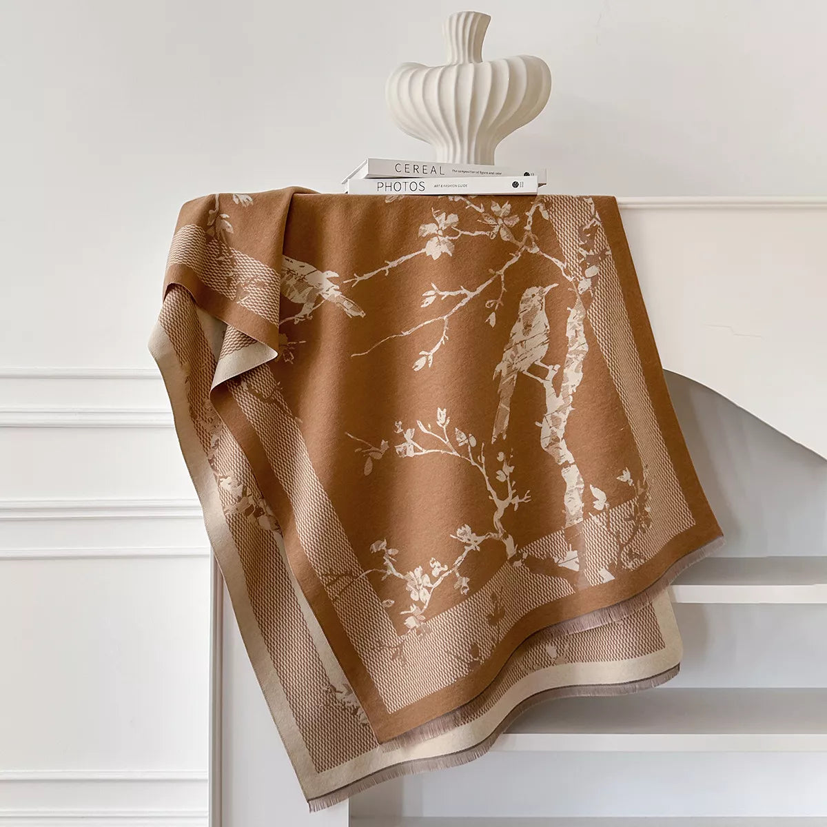 Bird & Branch Raw-Hem Winter Scarf