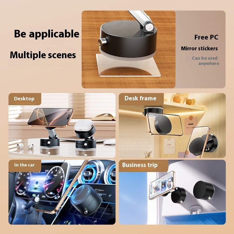 Magnetic Vacuum Car Phone Holder | 360° Adjustable | Foldable Suction Cup | Hands-Free Navigation — Eliza & Tuan