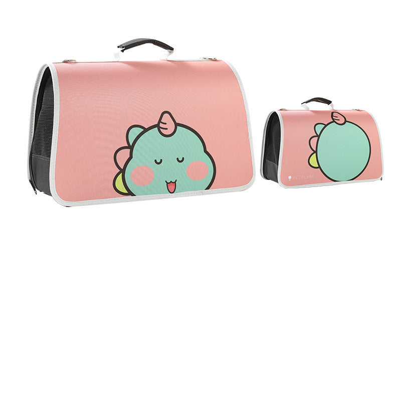 Luxury Pet Carrier Bag – Cute Foldable Cat & Small Dog Shoulder Bag — Prime Trend Market
