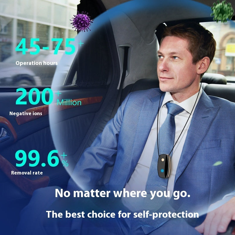 AirWear™ Wearable Negative Ion Neck Air Purifier — Portable Personal Air Purifier for Clean Air Anywhere — Prime Trend Market