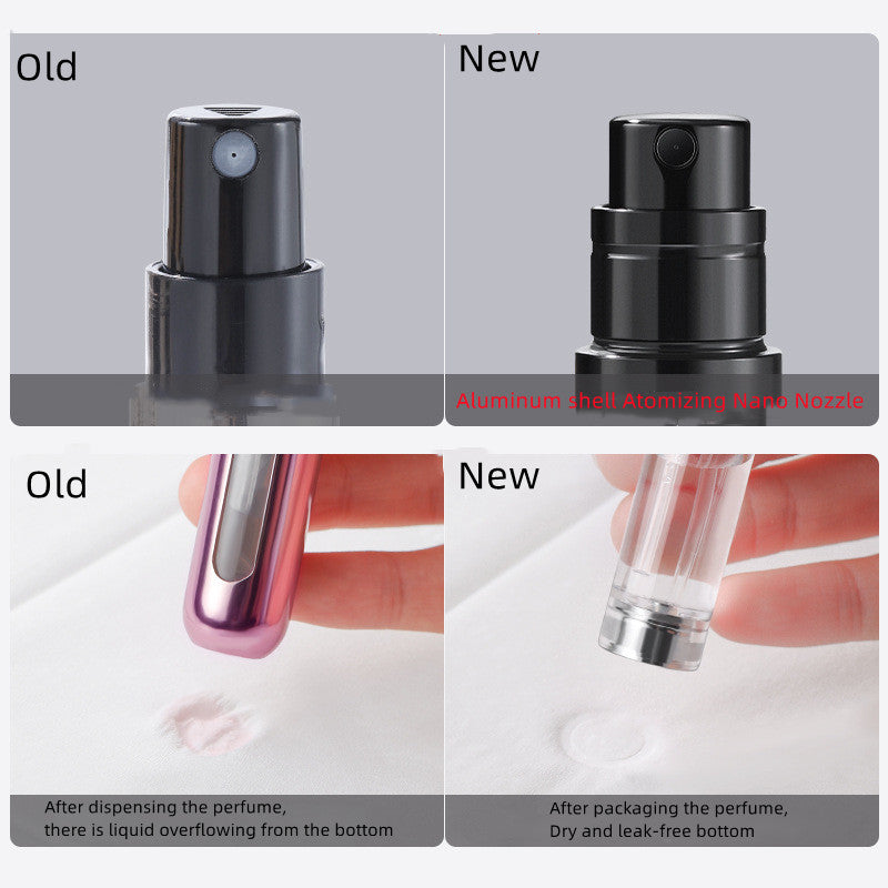 Luxury Travel Perfume Atomizer Spray Bottle — Refillable Aluminum Mist Sprayer | 5ML, 9ML & 3-Pack Set — Prime Trend Market