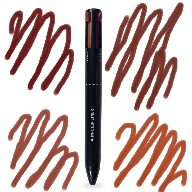 4-in-1 Multifunctional Makeup Pen – Eyeliner, Lip Liner, Brow Pencil & Highlighter | Travel-Ready Beauty Pen — Prime Trend Market
