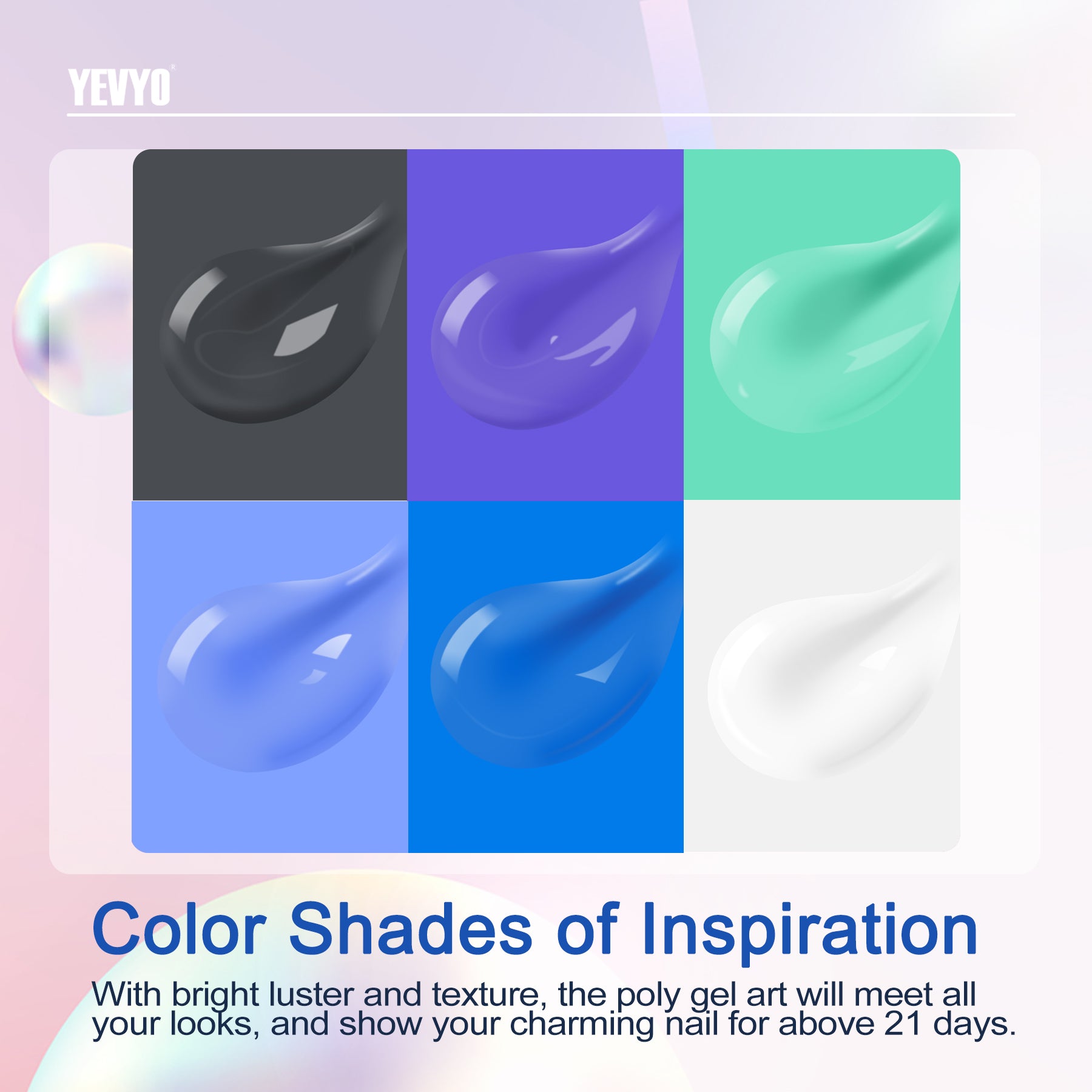 6-Color Polygel Nail Kit – UV Lamp, Slip Solution, Base & Top Coat, Tools Included — Prime Trend Market