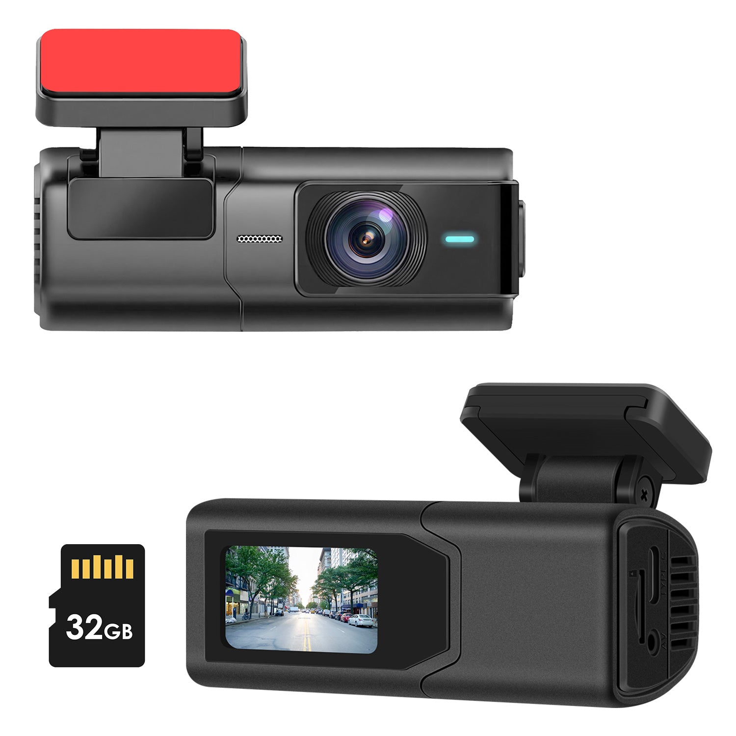 2K HD WiFi Front Dash Cam | Night Vision | App Control | 32G MMC | 140° Wide Angle — Prime Trend Market