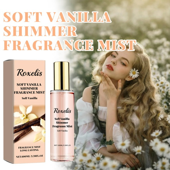 Roxelis Nude Vanilla Glitter Eau De Parfum — Long-Lasting Fragrance Spray — Prime Trend Market