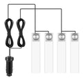 4Pcs Car Interior LED Atmosphere Light Set – Blue Ambient Glow — Prime Trend Market