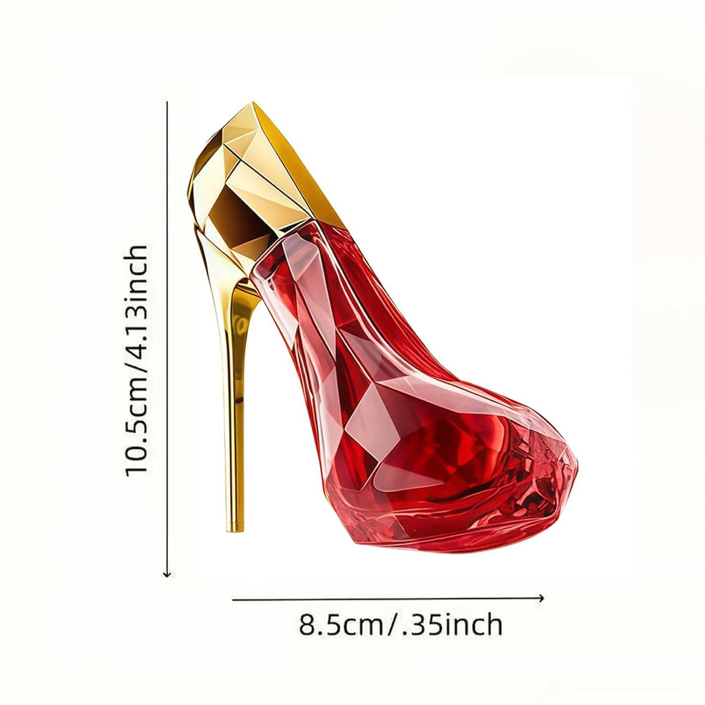 Red High-Heel Perfume Bottle — Long-Lasting Floral Woody Fragrance for Women — Prime Trend Market