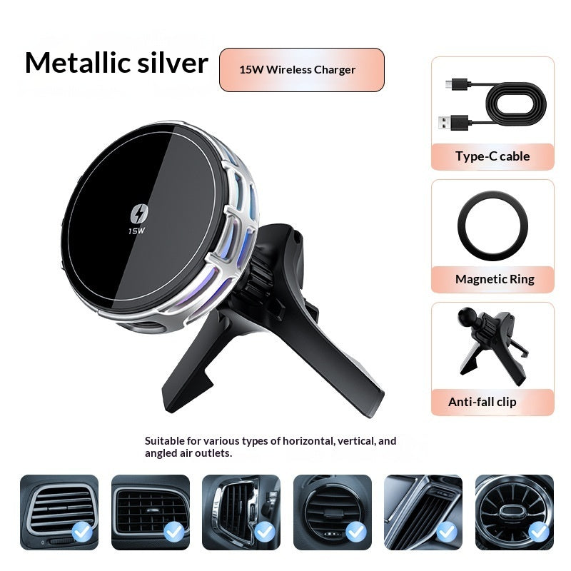 15W Magnetic Wireless Car Mount — Mirror Finish — Prime Trend Market