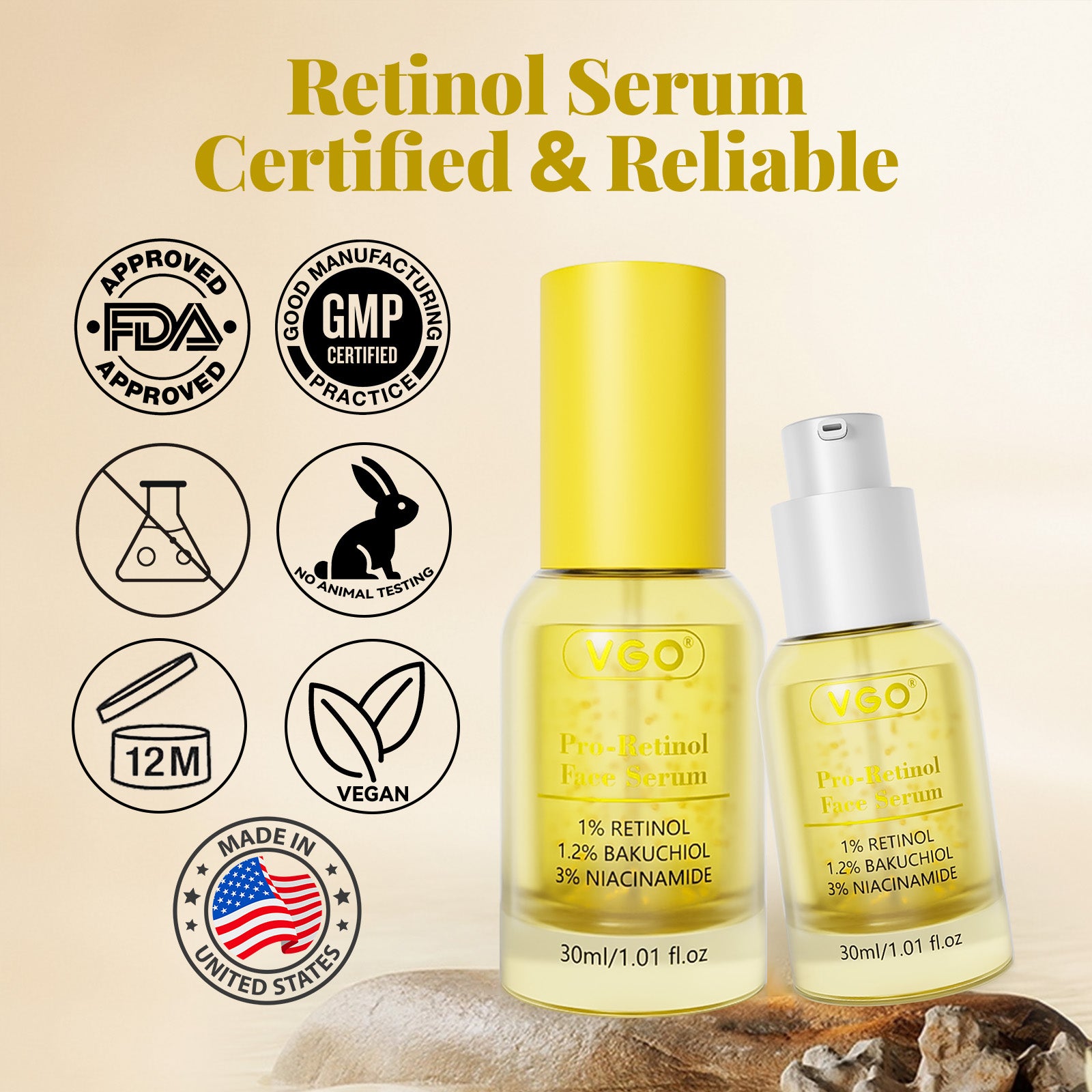Pro-Retinol Face Serum — Advanced Anti-Aging, Firming & Skin Renewal Formula — Prime Trend Market