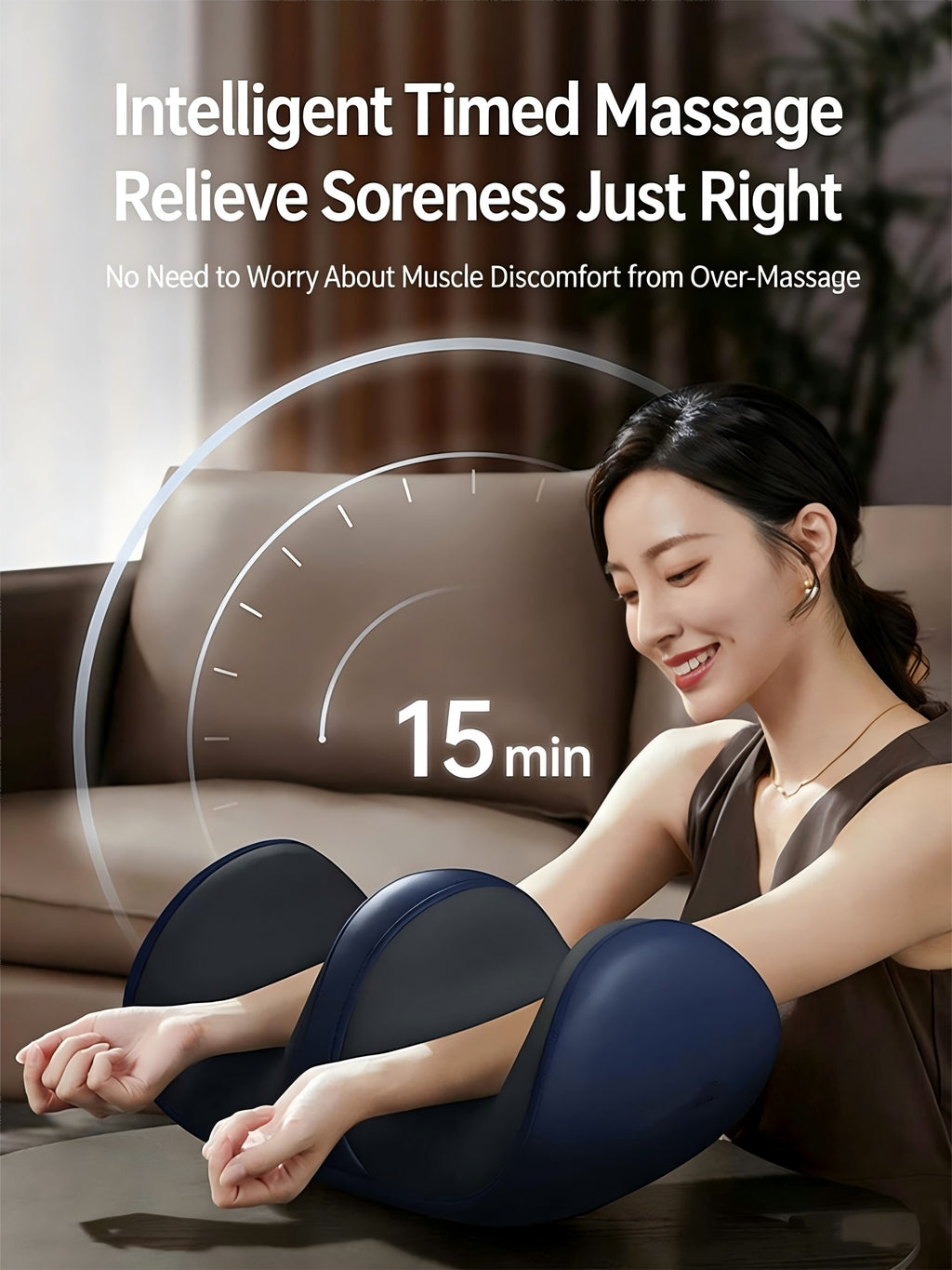 Luxury Shiatsu Electric Foot & Calf Massager with Heat — 3 Intensity Levels, Rolling Calf Massage — Prime Trend Market