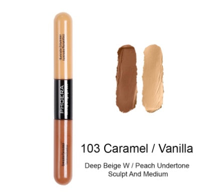 Double-Head Natural Color Brightening Liquid Concealer — Buildable Coverage, Brightening & Blendable | 5 Shades — Prime Trend Market