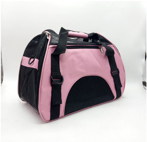 Luxury Breathable Foldable Pet Carrier Bag – Soft-Sided Travel Handbag for Cats & Dogs — Prime Trend Market