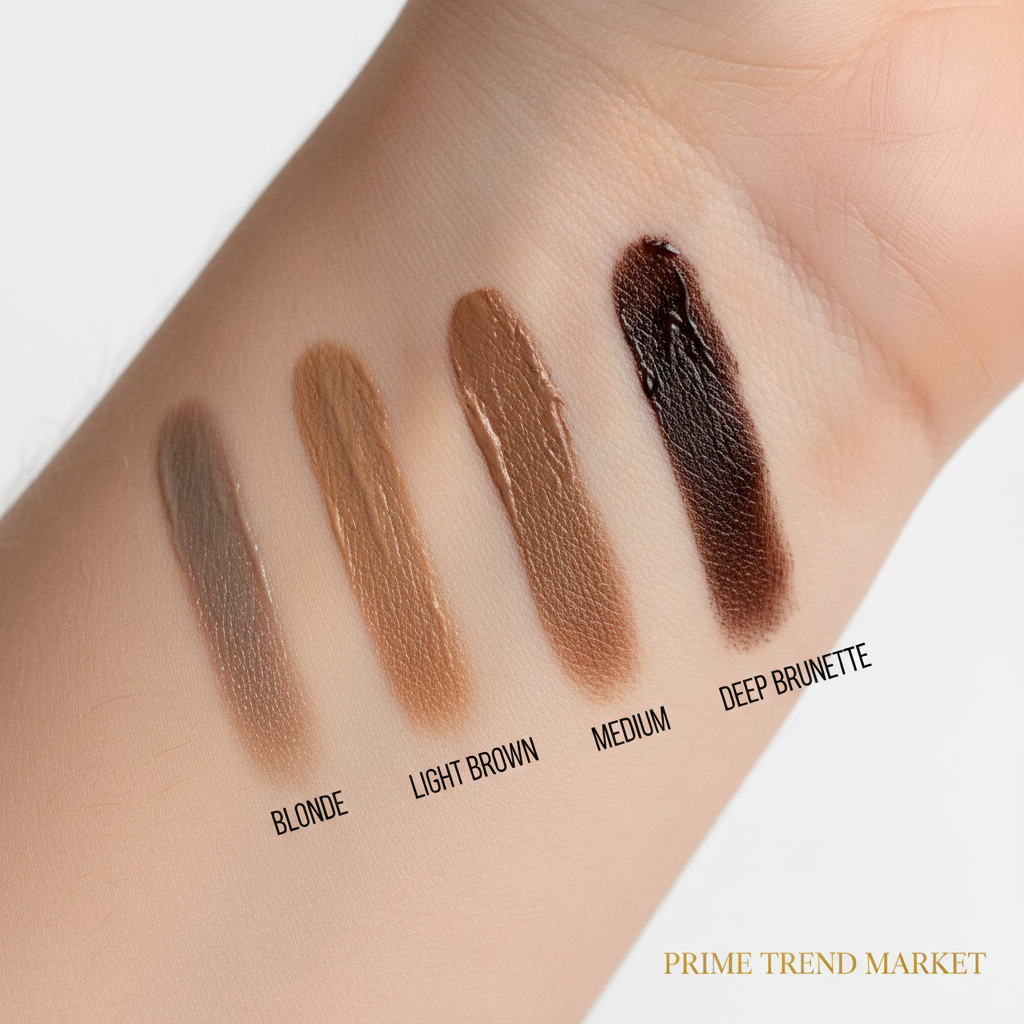 Tinted Eyebrow Gel — Waterproof, Long-Lasting & Fluffy Brow Formula | 4 Shades — Prime Trend Market