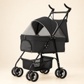 4-wheel foldable pet stroller