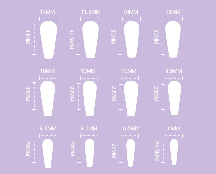 Soft Finish Wearable Press-On Nails — 5 Colors | Blue, Pink, Purple & More — Prime Trend Market