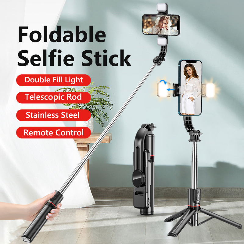 Creator On-The-Go Kit — 4K Pocket Vlogging Camera & 3-in-1 Selfie Stick Tripod with LED Ring Light — Prime Trend Market