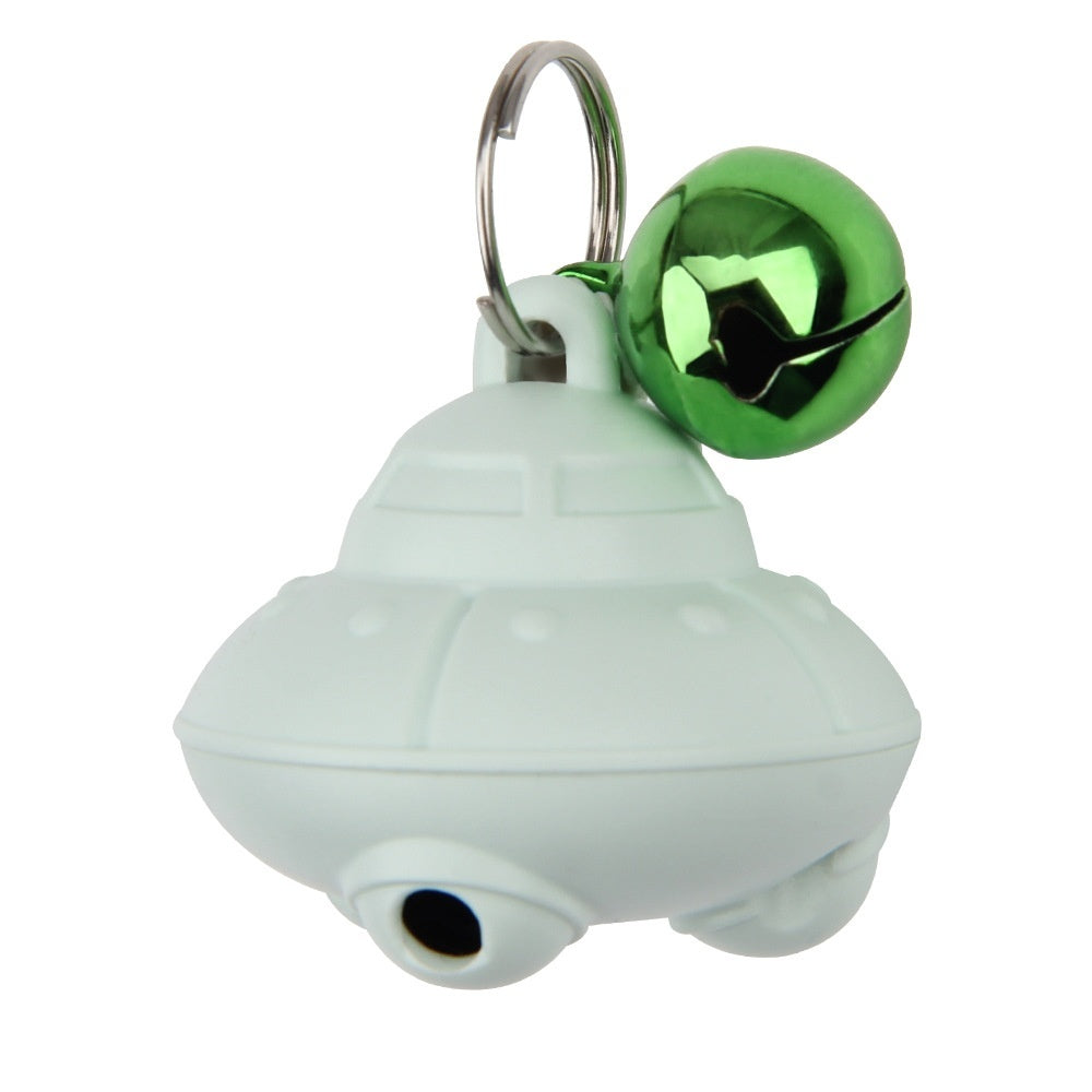 PawSpin Flying Saucer Bell Cat Toy – USB Rechargeable Self-Entertaining Spinning Toy | Green & Pink — Prime Trend Market