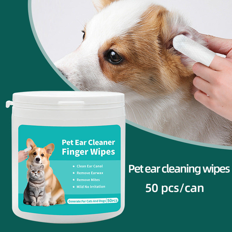 Luxury Pet Dental & Ear Care Cleaning Wipes – Disposable Fingertip Wipes for Cats & Dogs — Prime Trend Market