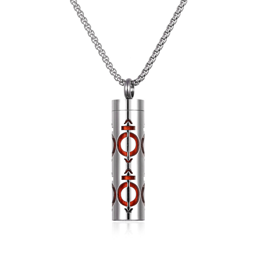 Aromatherapy Essential Oil Pendant Necklace — Titanium Steel Diffuser Locket | 16 Styles + Cotton Pads — Prime Trend Market