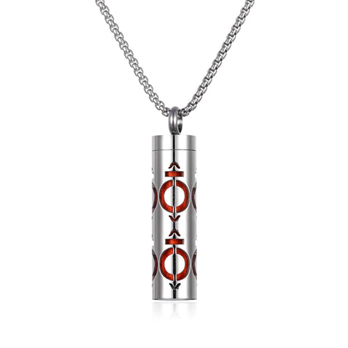 Aromatherapy Essential Oil Pendant Necklace — Titanium Steel Diffuser Locket | 16 Styles + Cotton Pads — Prime Trend Market