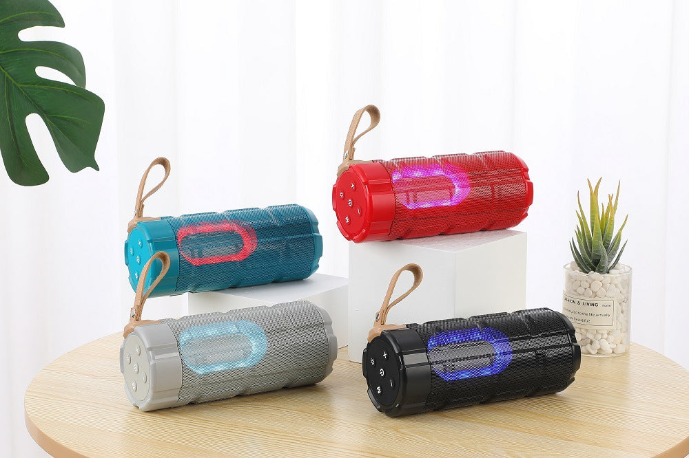 LED Wireless Bluetooth Speaker — RGB Glow, 10W Bass, 6Hr Battery & FM Radio — Eliza & Tuan