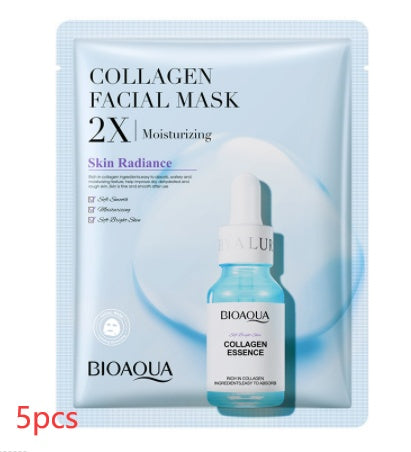 Luxury Korean Face Sheet Mask Bundle — Collagen, Centella, Hyaluronic Acid & Vitamin C Skin Glow Set — Prime Trend Market