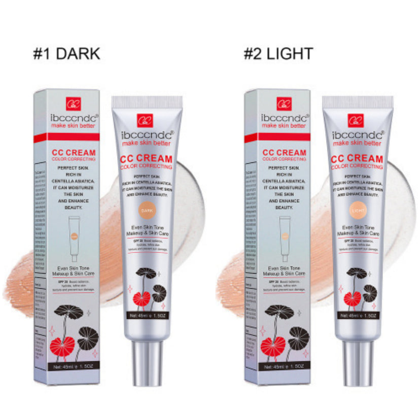 Moisturizing CC Cream Concealer — Waterproof, Long-Lasting Coverage (Light & Dark) — Prime Trend Market