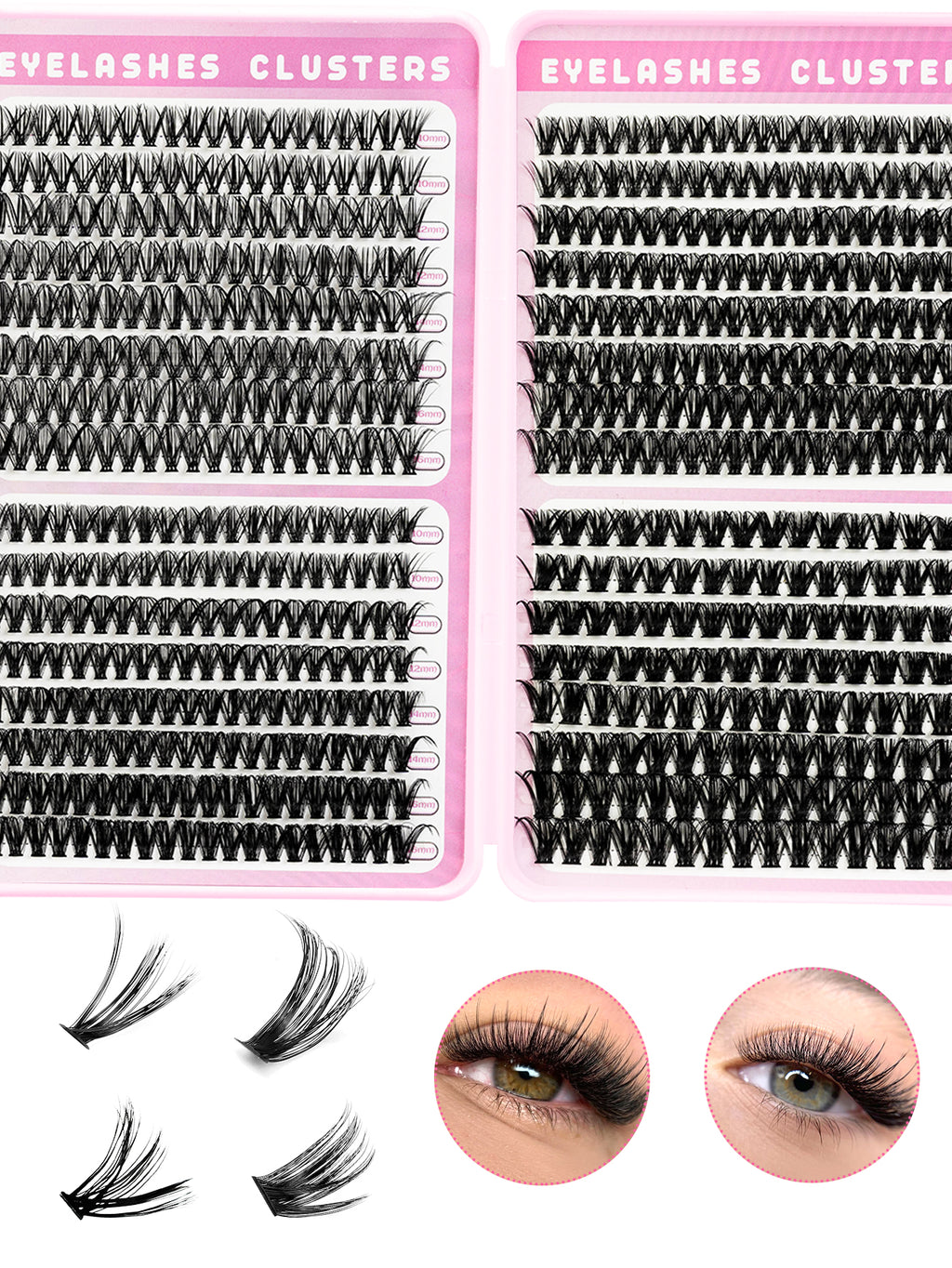 3D False Eyelashes — Multi-layered Realistic Natural Look | Soft Comfortable Nude Makeup — Prime Trend Market