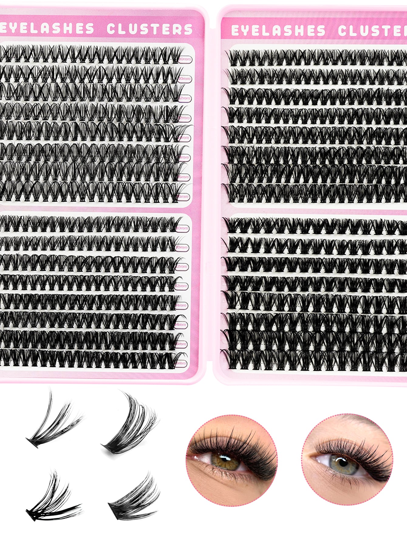3D False Eyelashes — Multi-layered Realistic Natural Look | Soft Comfortable Nude Makeup — Prime Trend Market