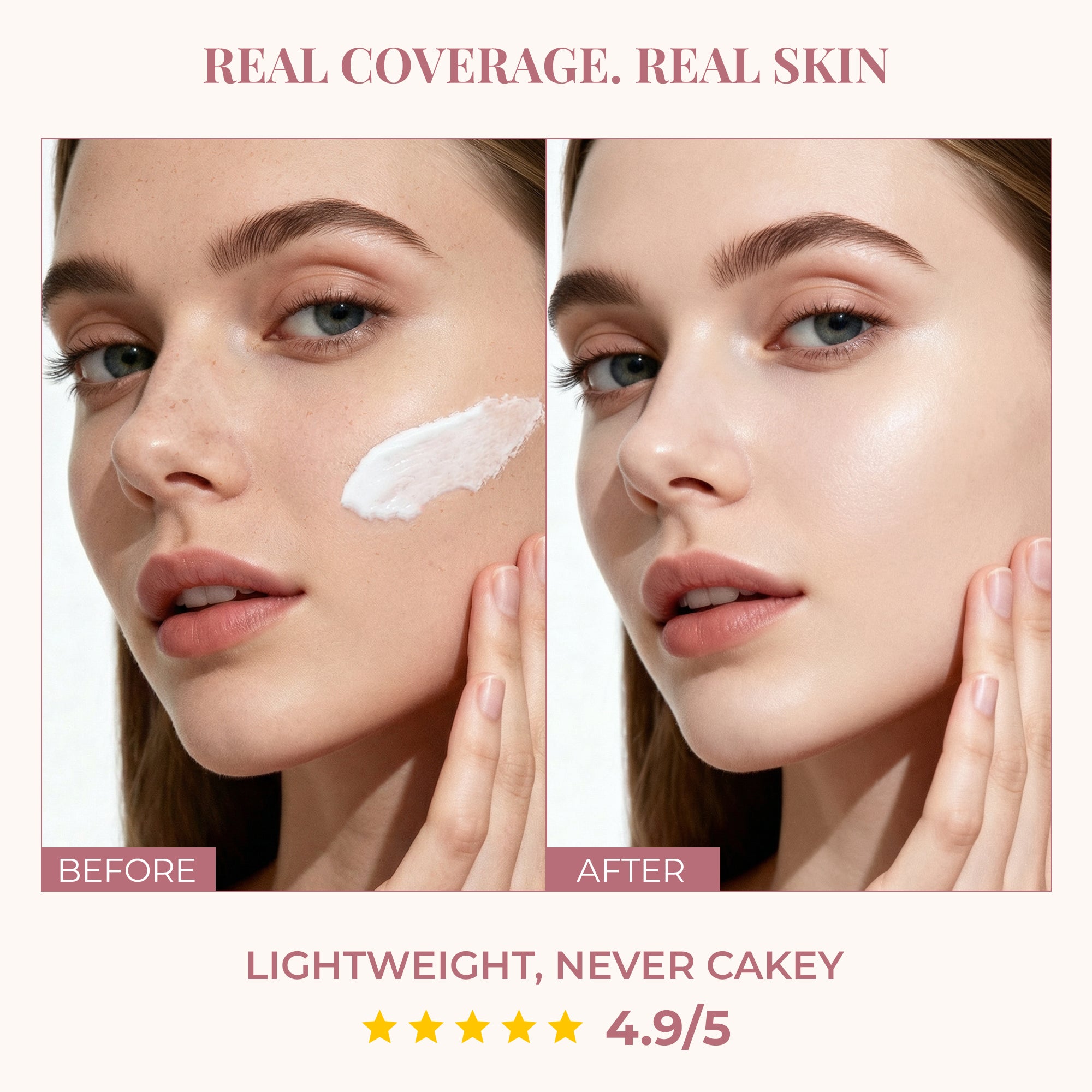 Color-Changing Foundation Stick — Skin-Adaptive, Buildable Coverage | 40g — Prime Trend Market