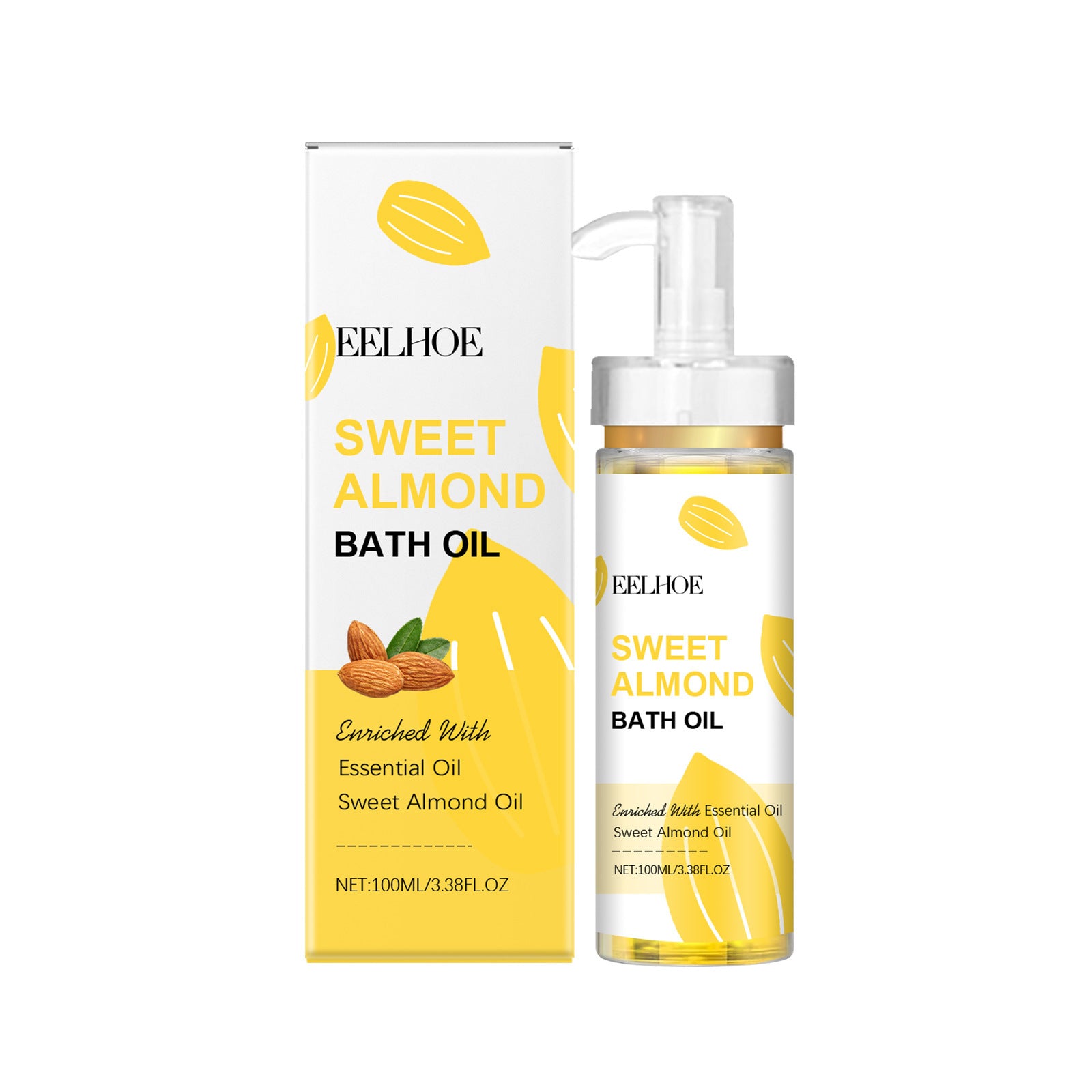 Luxury Daily Body & Skin Massage Oil — Almond & Olive Oil Nourishing Skin Care Formula 100ml — Prime Trend Market