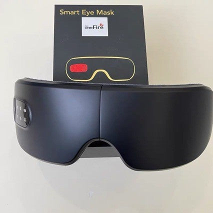 Luxury Rechargeable Eye Hydration Massage Mask — Heat Therapy, Foldable, High-End Eye Massager — Eliza & Tuan