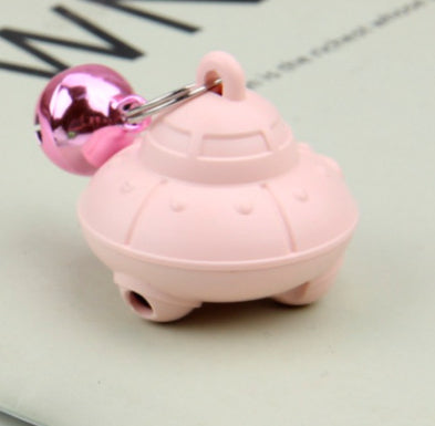 PawSpin Flying Saucer Bell Cat Toy – USB Rechargeable Self-Entertaining Spinning Toy | Green & Pink — Prime Trend Market