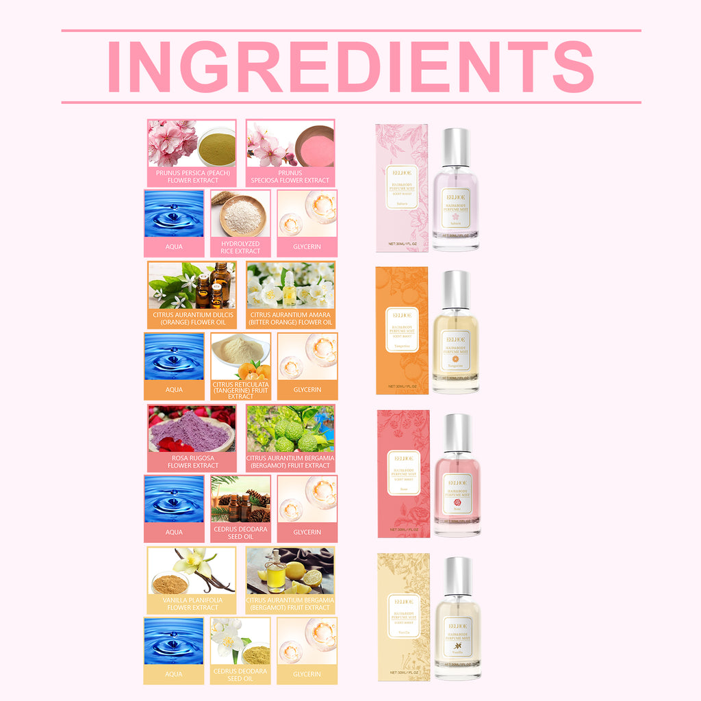 EELHOE Tangerine Body & Hair Fragrance Mist — Long-Lasting Citrus Perfume Spray for Women — Prime Trend Market