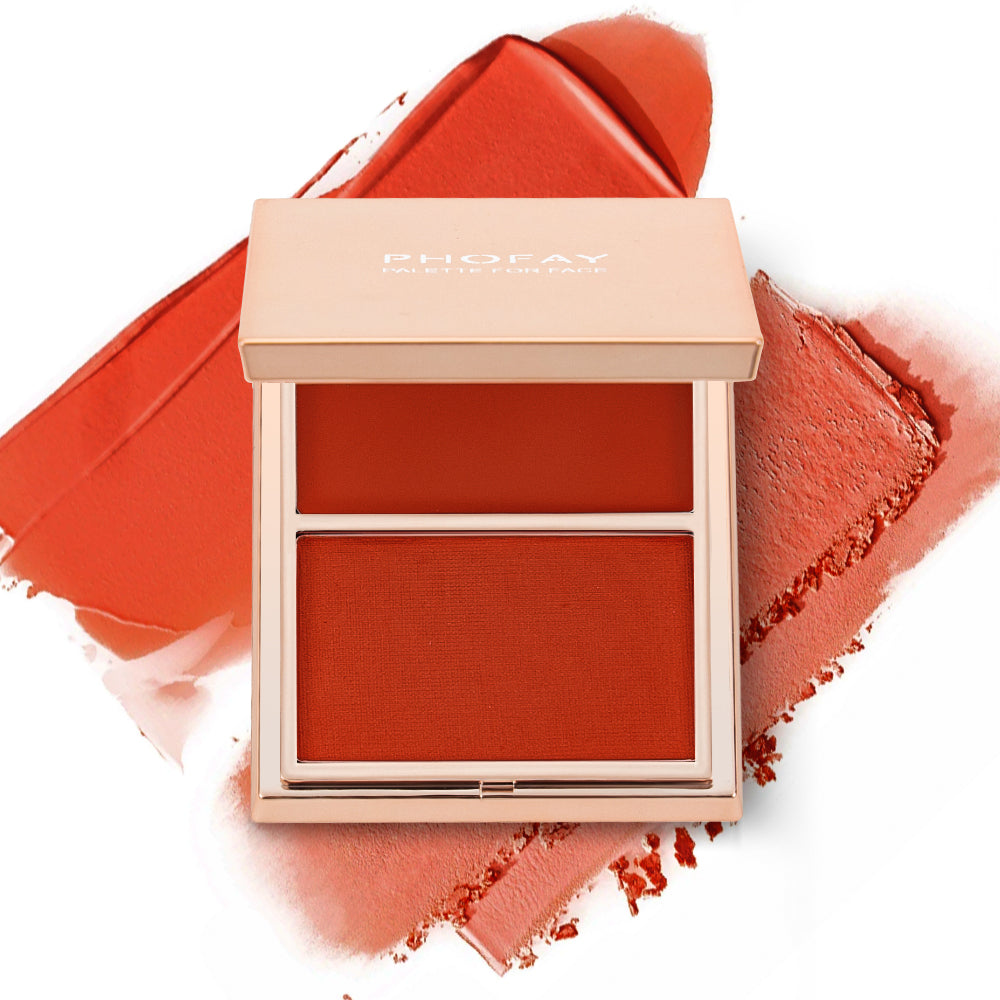 Double-Take Cream & Powder Blush Duo — Smooth, Weightless & Buildable | 6 Shades + Sets — Prime Trend Market