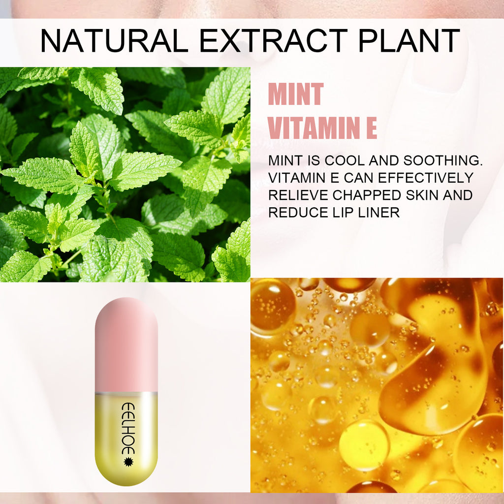 EELHOE Day & Night Lip Plumping Capsule — Volumizing, Moisturizing & Anti-Fine Line Lip Serum — Prime Trend Market
