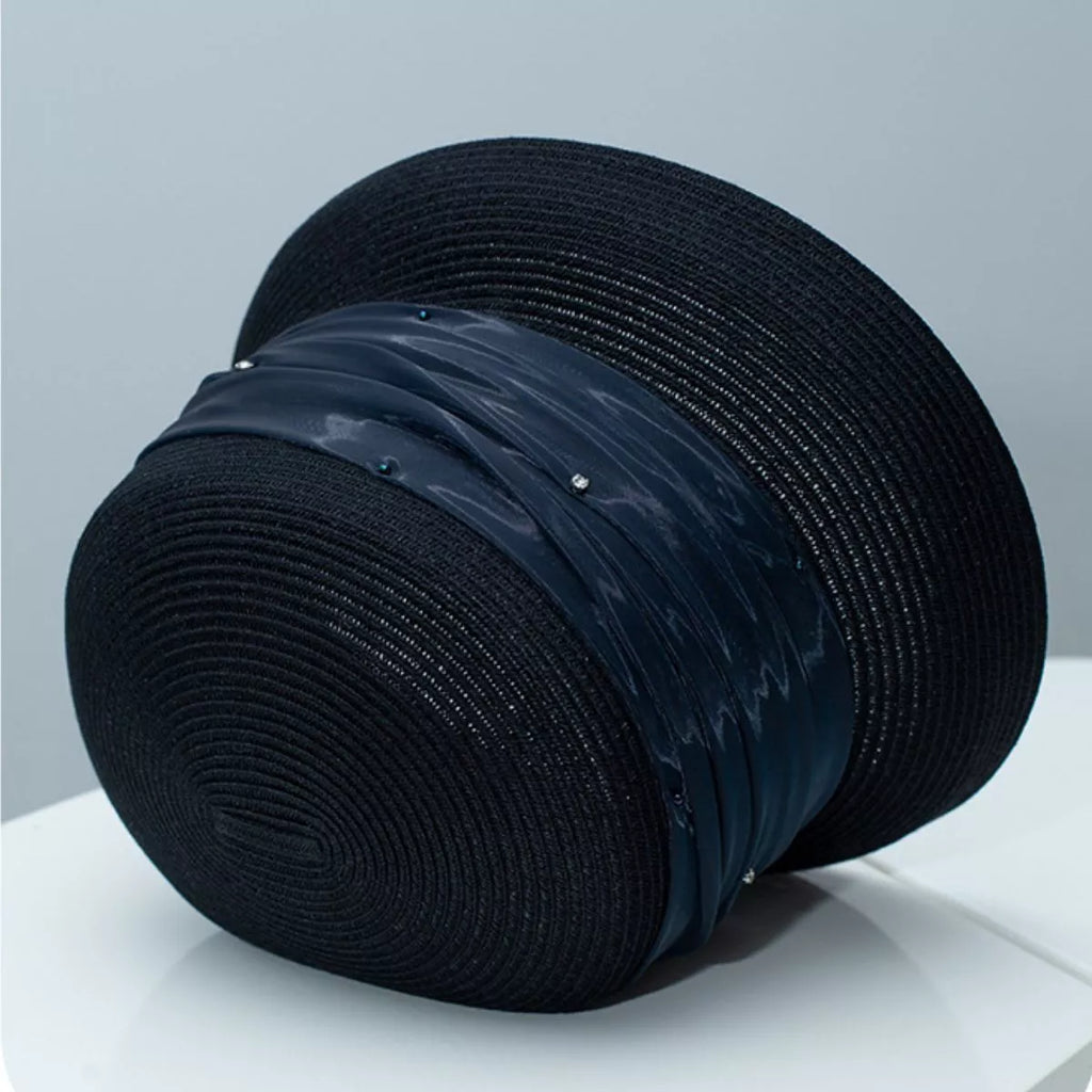 Ribbon Detail Wheat Straw Hat