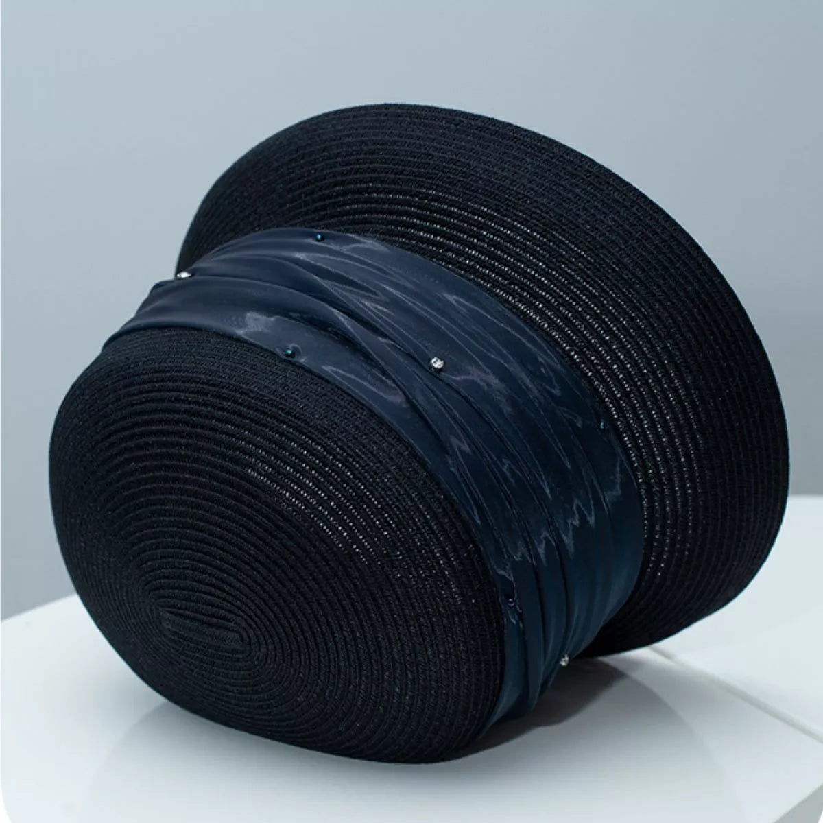 Ribbon Detail Wheat Straw Hat